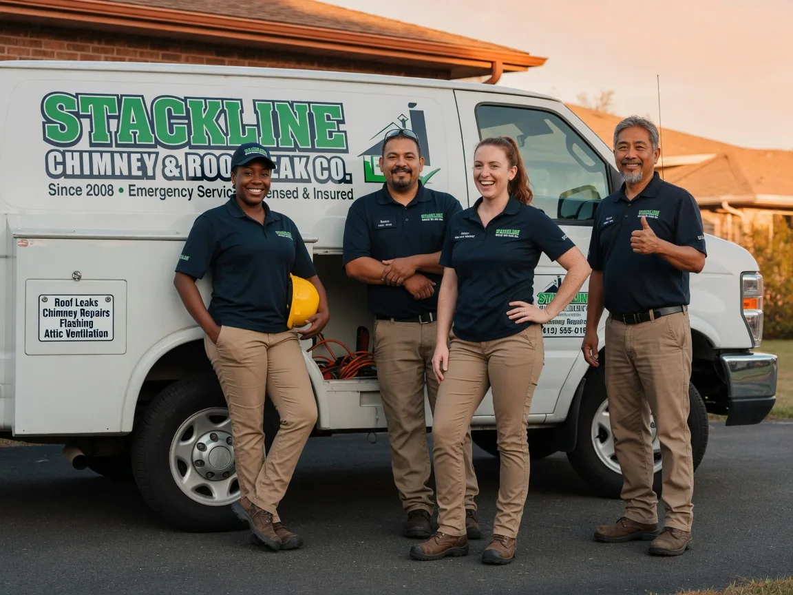 Chimney flashing repair company in Paron, AR